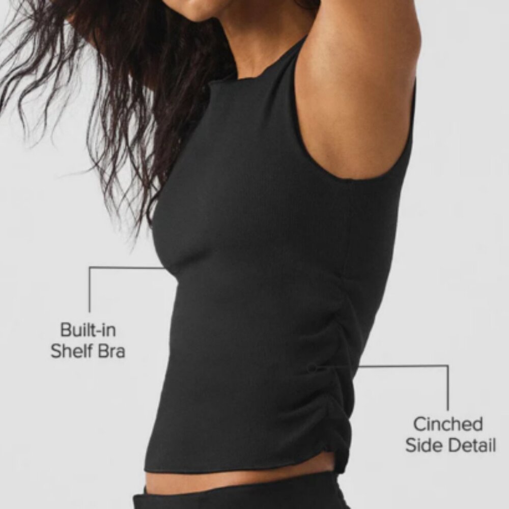 Alo Ribbed Tank - Picture 4 of 6